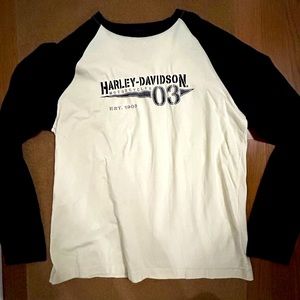 Men’s authentic Harley Davidson long sleeve jersey T